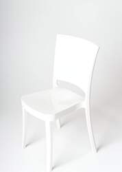 Lucienne Silla Extra Bright White Polycarbonate