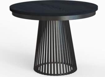 MEBLINI Loft Dining Room Table, Round