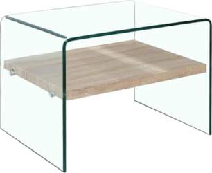 Meubletmoi - Small Glass Side Table