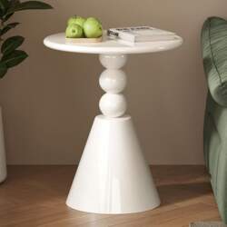 Miuuod Round Side Table, Modern Side