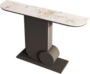 Modern Black Accent Table with Storage