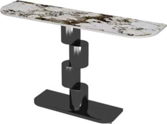 Modern Console Table, Narrow Table Behind