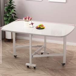 Modern folding dining table with extendable