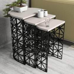 Modern Nesting Table Set (3 Pieces)