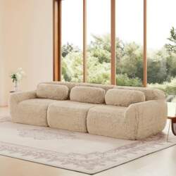 Modular 3-Seater Deep Sofa, Boneless Cloud