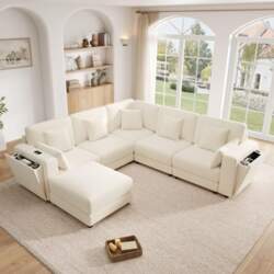 Modular 6 Seater Corner Sofa with