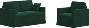 Modulares Sofa Set 2 Sitzer, Samt
