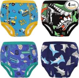 MooMoo Baby kokvilnas Potty Training apakšveļa
