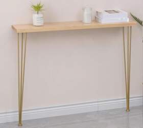 Narrow Console Table, Modern Hallway Table