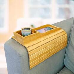 Natural Bliss Bamboo Sofa Armrest Table