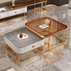Nesting Coffee Table Set, Modern Square
