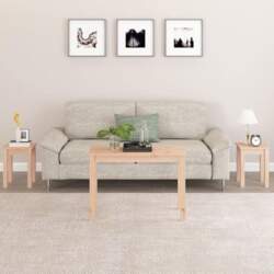 Nesting Tables Set of 3 Solid