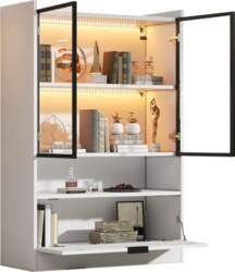 Netrum Glass Display Case with LED