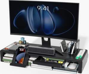 OImaster Monitor Stand Riser, Foldable Computer