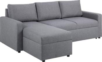 PKline Sander Sofa Bed Ottoman Grey