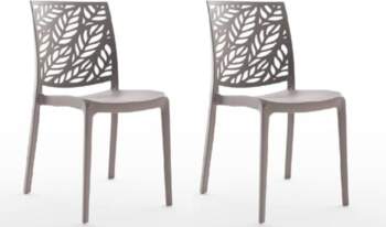 Polypropylene Fibreglass Stackable Chairs Indoor Kitchen