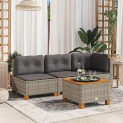 Rantry Garden Corner Sofa with Grey