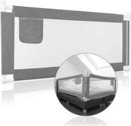 RAWVEL® Bed Rail Grey 2 m