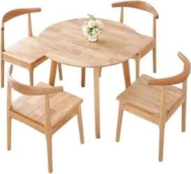 Round Dining Table Set of 4