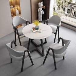 Round Dining Table Set with Chairs