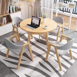 Round Dining Table Set with Chairs