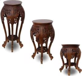 Round Stool Pot Flower Stool Side
