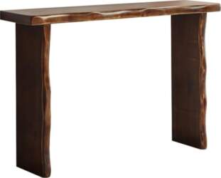 Rustic Solid Wood Console Table with