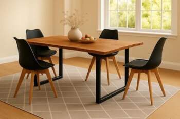 SAM 5-Piece Quinn Dining Table with