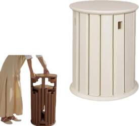 Set of 4 Stackable Stools Multi-Function