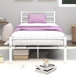 Single Bed Frame 3ft Metal Platform