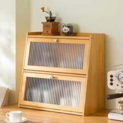 Small Bamboo Sideboard Kitchen for Worktop