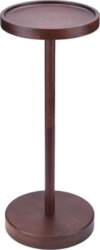 Solid Acacia Wood Side Table Drinks
