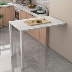 Solid Wood Dining Table Wall Mounted