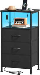 Somdot Bedside Table with Charging Function