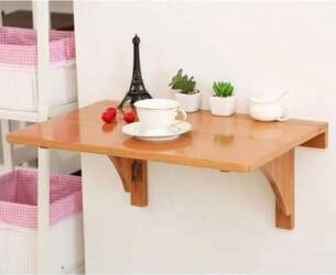 Square Wall Mounted Folding Table with