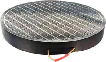 Stackble Black Forklift Boom Pads for