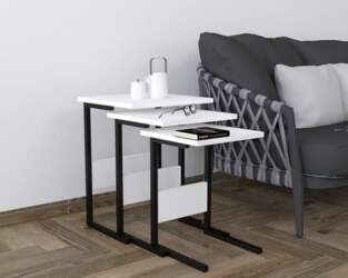 Stylish Nesting Table Set (3 Pieces)