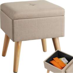 Tectake Stool with Storage Space, Storage
