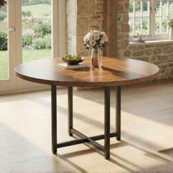 Tribesigns 120 cm Round Dining Table