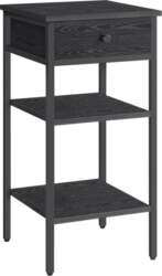 VASAGLE Bedside Table Tall with One