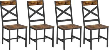 VASAGLE Double Dining Chairs, Kitchen Chairs