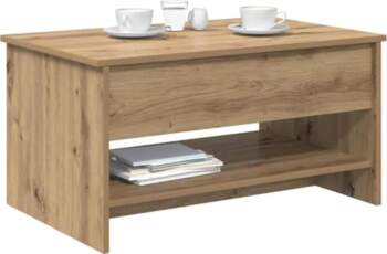 VidaXL Modern Rectangular Coffee Table for