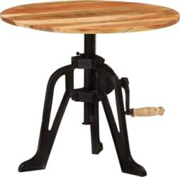 VidaXL Side Table Height Adjustable Coffee