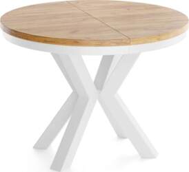WFL GROUP Round Extendable Loft Style
