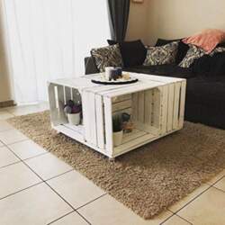 White Coffee Table Made of 4
