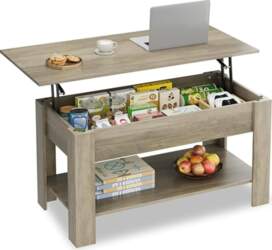 WLIVE Height Adjustable Coffee Table with