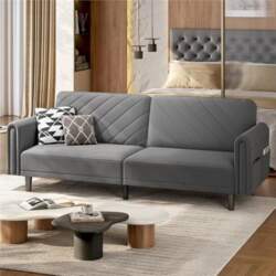 Yaheetech 2/3-Seater Sofa with Sleep Function