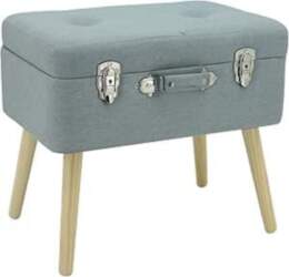 13166 Stool Chest Bedside Table Upholstered
