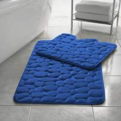 2 Pack Memory Foam Pebble Bath