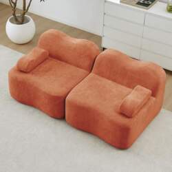 2-Sitzer Sofa, Ecksofa, Boneless Cloud Sofas